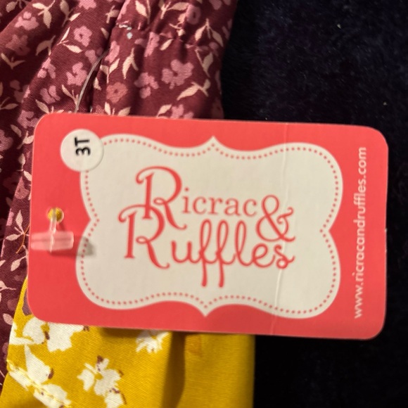 NWT RicRac & Ruffles 3T Bubble - Picture 4 of 4